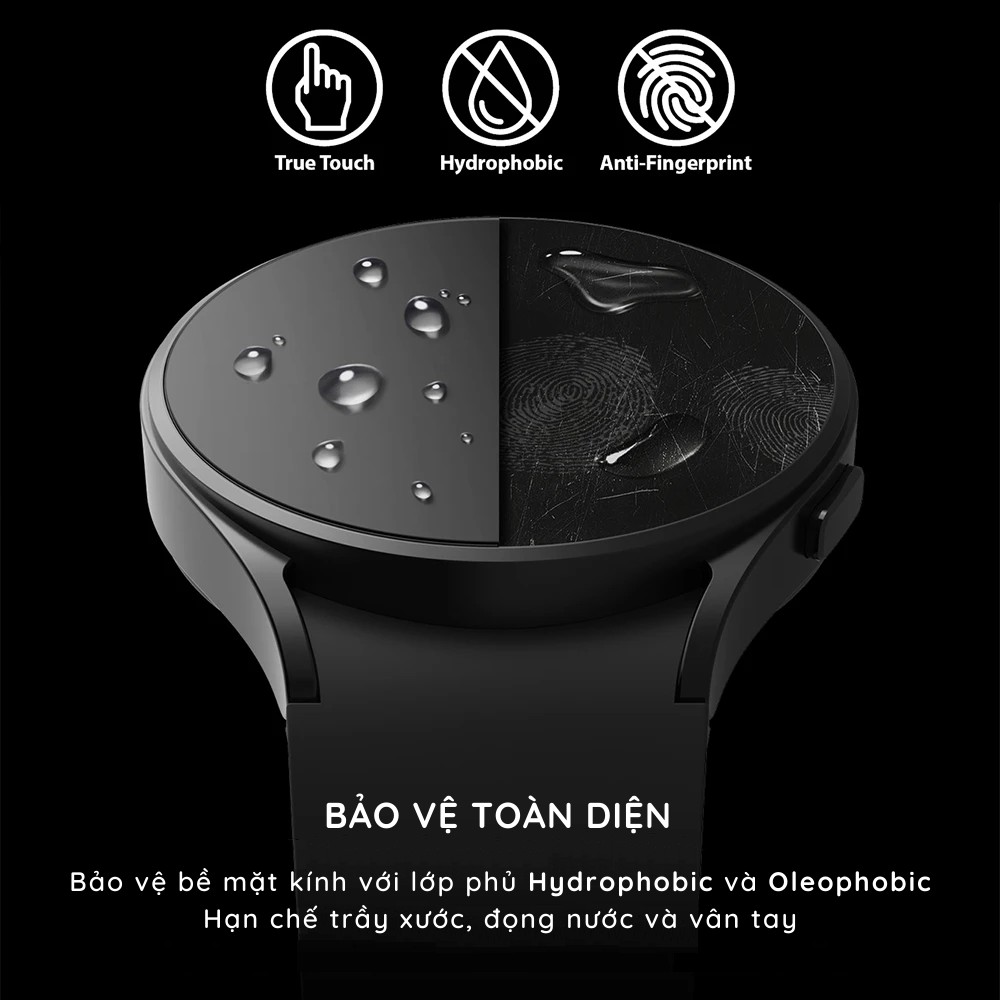 Kính cường lực ID Glass dành cho Galaxy Watch 4 - Ringke