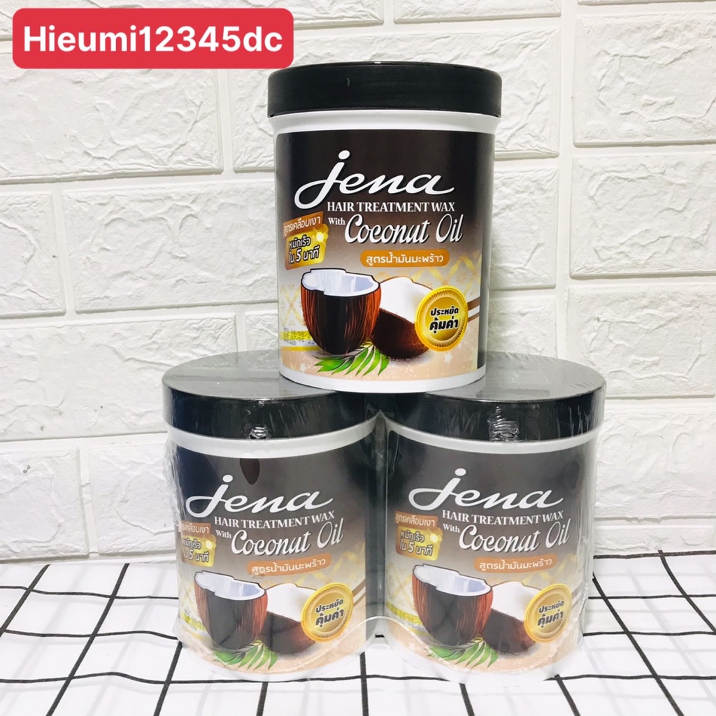 Kem ủ tóc dừa Già Jena Coconut Hair Treatment Wax 1000ml nội địa Thái Lan