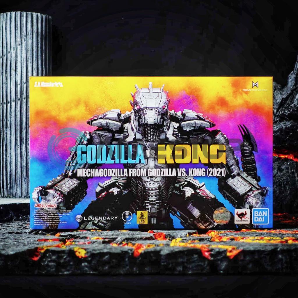 CHÍNH HÃNG Mô hình nhân vật Mechagodzilla 2021 S.H.Monsterarts dòng Godzilla vs Kong 19cm Bandai GZL