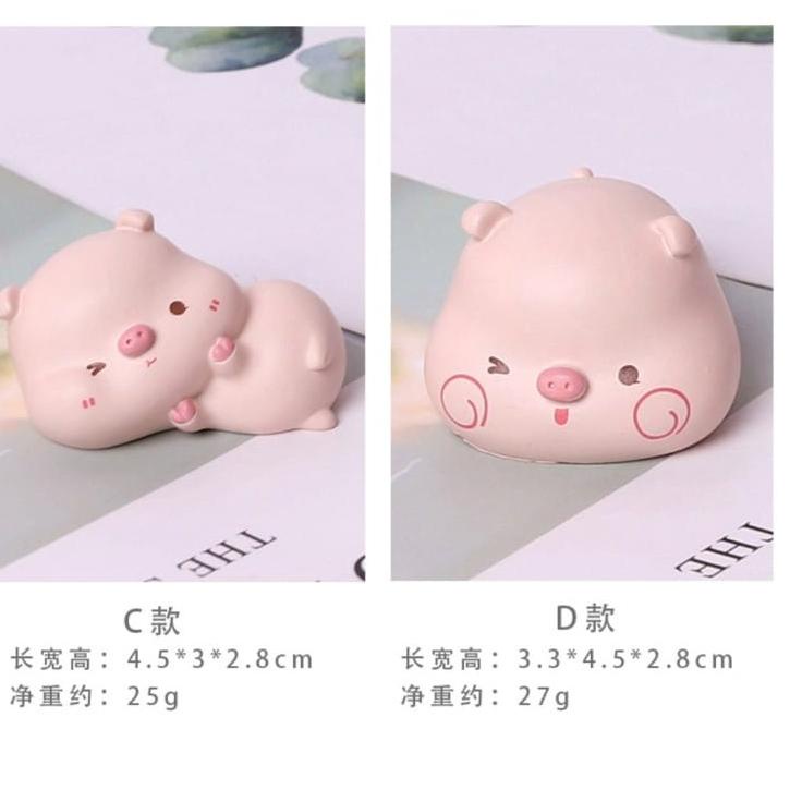 Taxangan & Mô Hình Heo Con MINI Nhập Khẩu / PAJANGAN Để Bàn Trang Trí/Để Bàn Học / Bàn P1