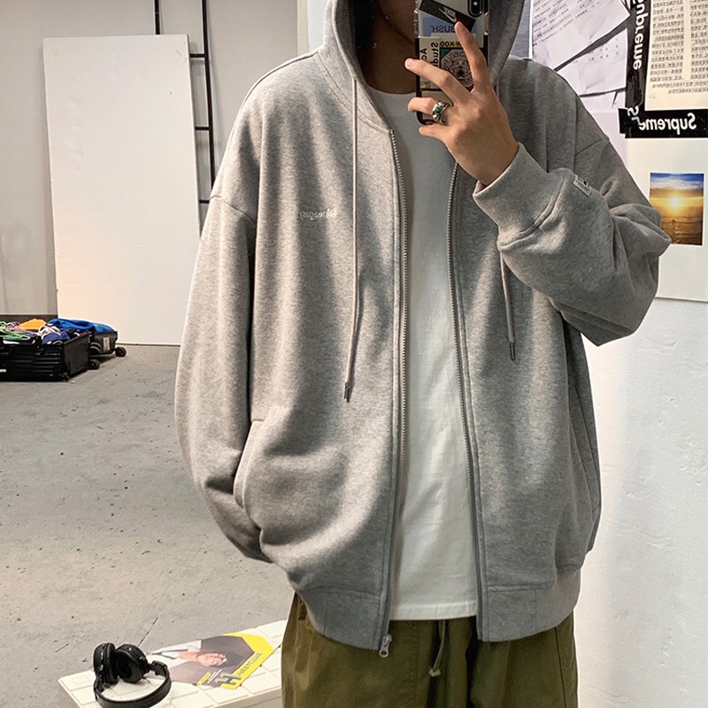 Áo khoác mũ trùm dài tay thời trang cho nam | BigBuy360 - bigbuy360.vn