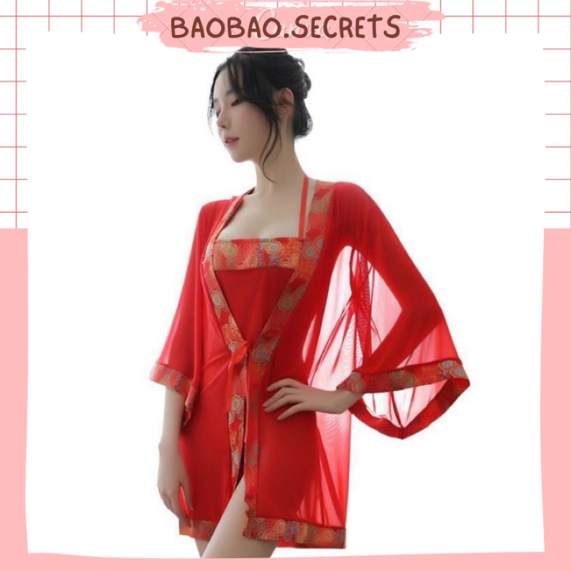 Cosplay mỹ nhân trung hoa sexy, đồ ngủ nữ ren sexy cao cấp Hanna.secrets | BigBuy360 - bigbuy360.vn