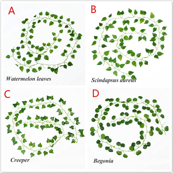 Dây hoa lá lụa nhân tạo trang trí nội thất đa năng