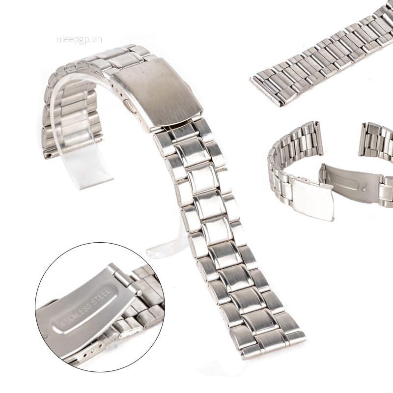 Dây Đồng Hồ Đeo Tay Thời Trang Bằng Thép Không Gỉ Uieepgp 14 / 16 / 18 / 20 / 22mm Mới