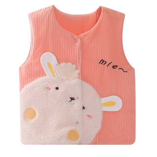 Áo gilê trẻ em, áo gilê nhung 3 lớp cho bé trai bé gái