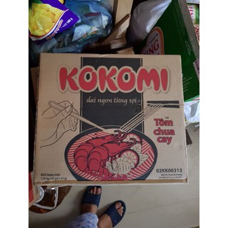 Thùng mì kokomi tôm chua cay 30 gói