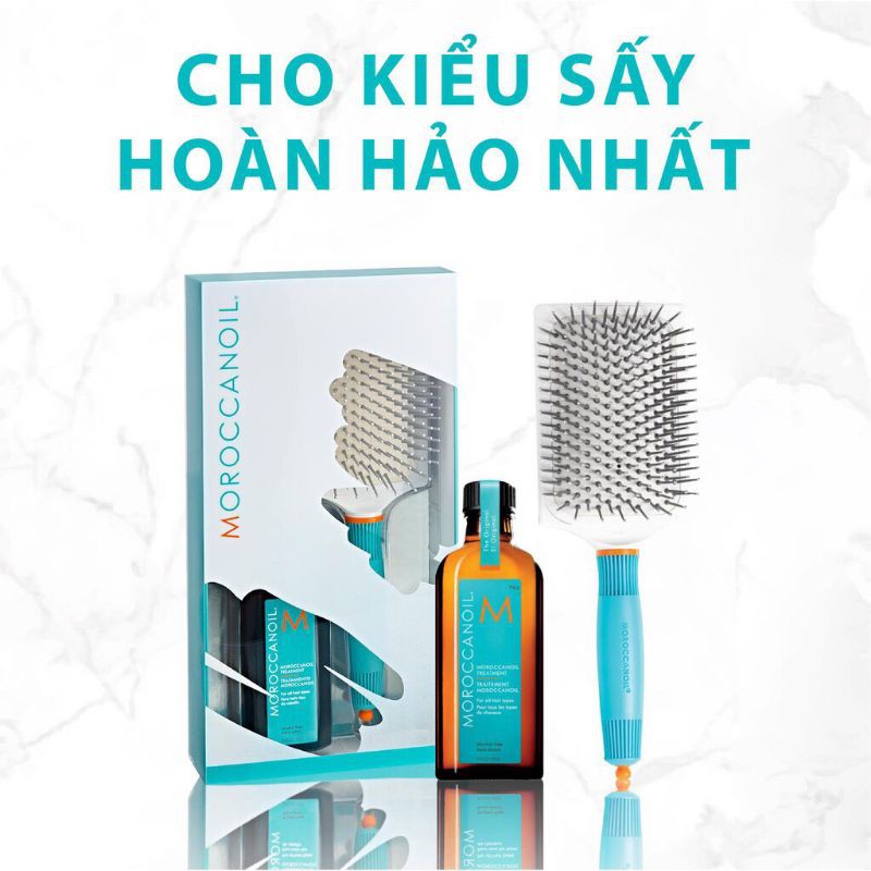 [Chính Hãng][Siêu Rẻ]SET lược chống rối  + Tinh dầu MOROCCANOIL TREATMENT 100ml | BigBuy360 - bigbuy360.vn