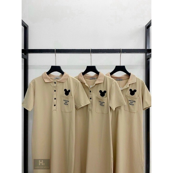 ĐẦM POLO THÊU GẤU CUTE TH