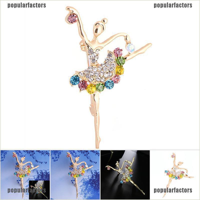 Ghim Cài Áo Kim Loại Hình Vũ Công Dễ Thương