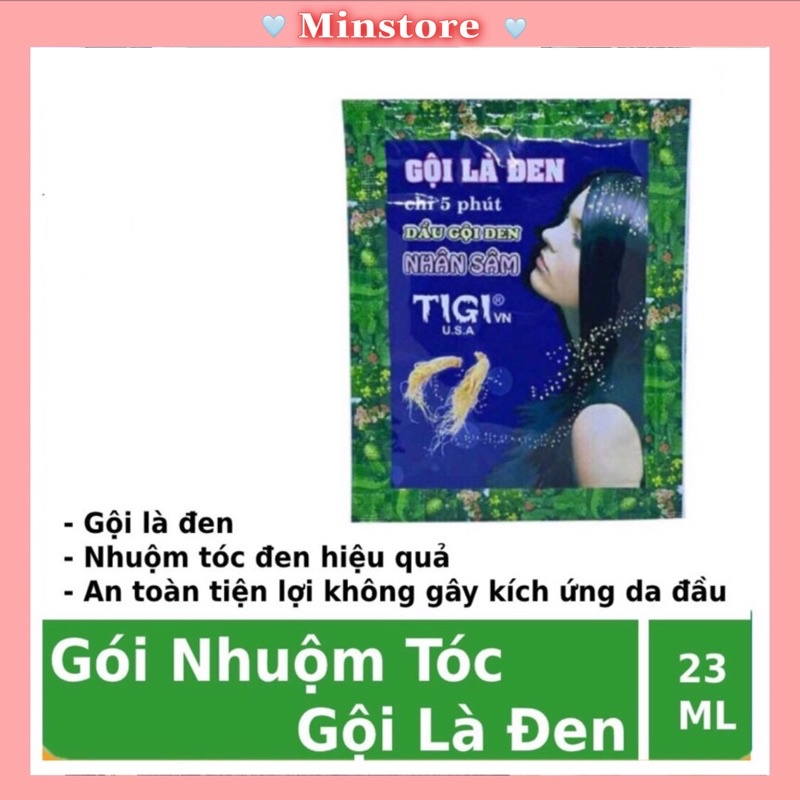 Dầu Gội Nhuộm Đen Tóc Nhân Sâm Tigi Siêu Hiệu Quả