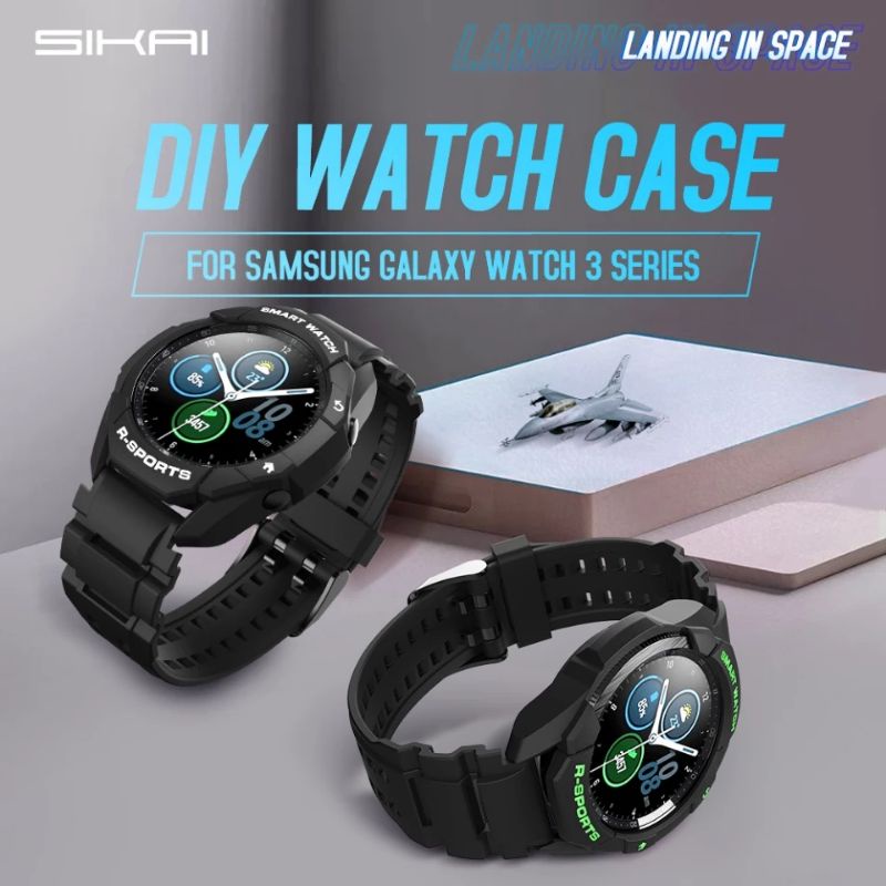 Ốp và dây Sikai TPU bảo vệ cho đồng hồ Samsung galaxy Watch 3 41mm/ 45mm