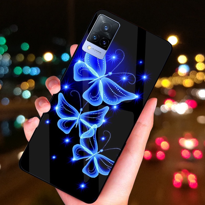 Ốp Lưng VIVO V20, V21 5G mặt lưng cường lực chất lượng, cao cấp, sáng bóng