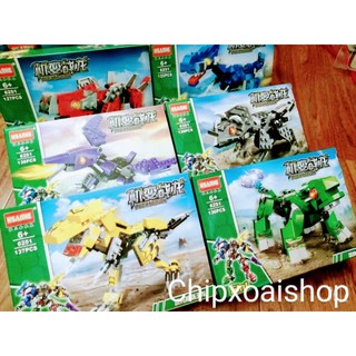Lego Ghép Hình Robot Chiến Binh 6 Khủng Long Lego