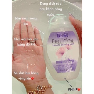 Dung dịch vệ sinh phụ nữ cao cấp feminine thái lan 250ml
