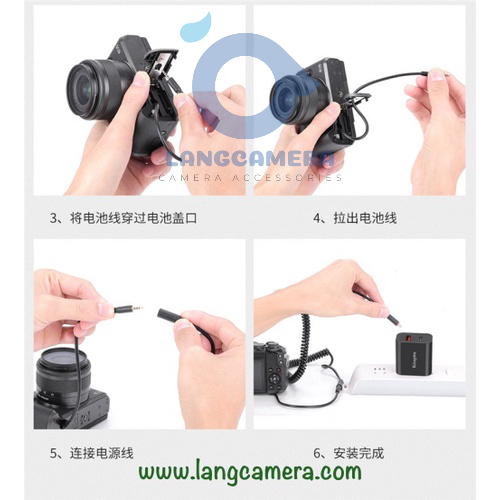 Pin Ảo Dummy Battery Canon LP-E17 Cổng Type C - Hiệu Kingma