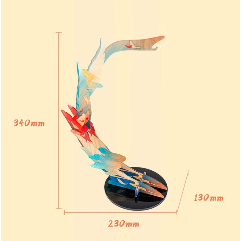 Mô Hình Lắp Ghép kim Loại 3D Bách điểu triều phụng_Tiên Cảnh - MU