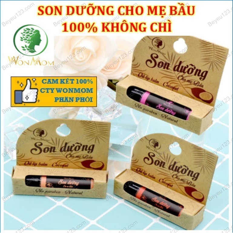 Son dưỡng môi Wonmom an toàn cho Mẹ bầu và sau sinh 5gr - Việt Nam