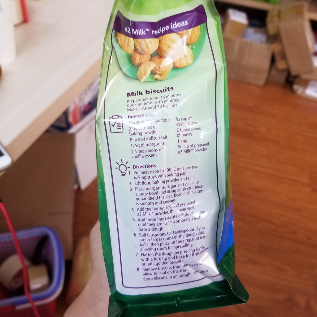 Sữa bột A2 Nguyên kem  Úc 1kg
