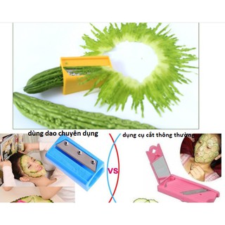 Dao bào dưa leo đắp mặt nạ