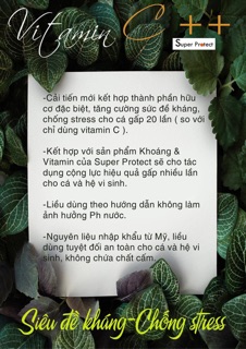 Vitaimin C++ Super Protect cho cá Cảnh
