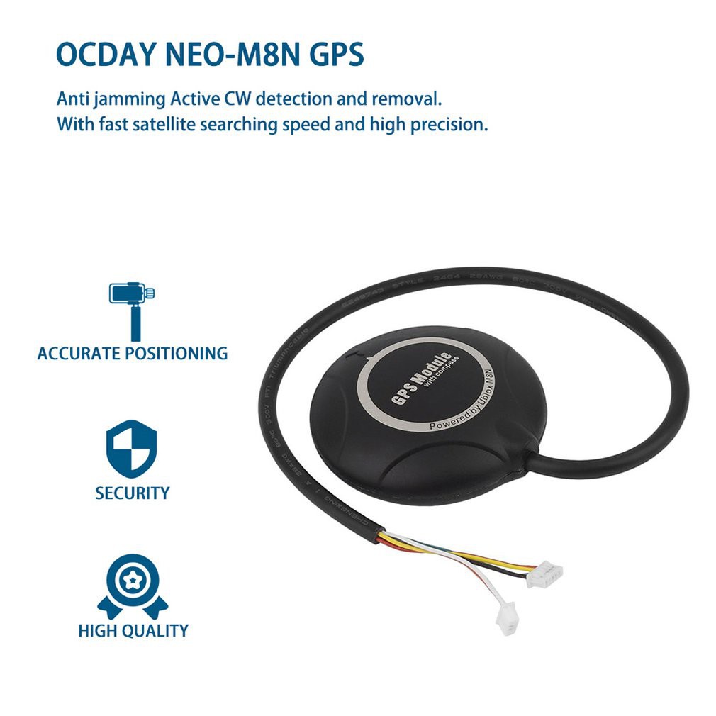 [HT11]1pcs OCDAY NEO-M8N Flight Controller GPS Module with Compass PX4 Pixhawk TR