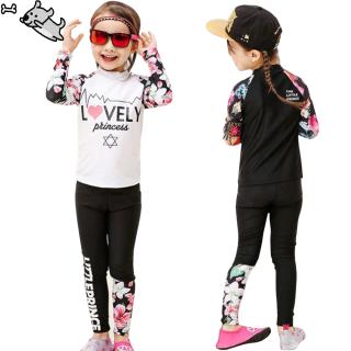 Bộ đồ bơi 2 mảnh tay dài thời trang xinh xắn cho bé trai và bé gái