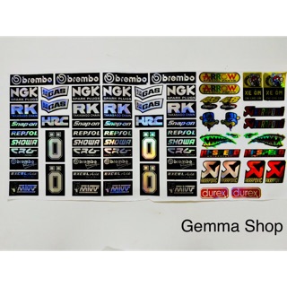Tem decal 7 màu trang trí - Hàng loại 1 dài 60cm (giá 1 bộ)