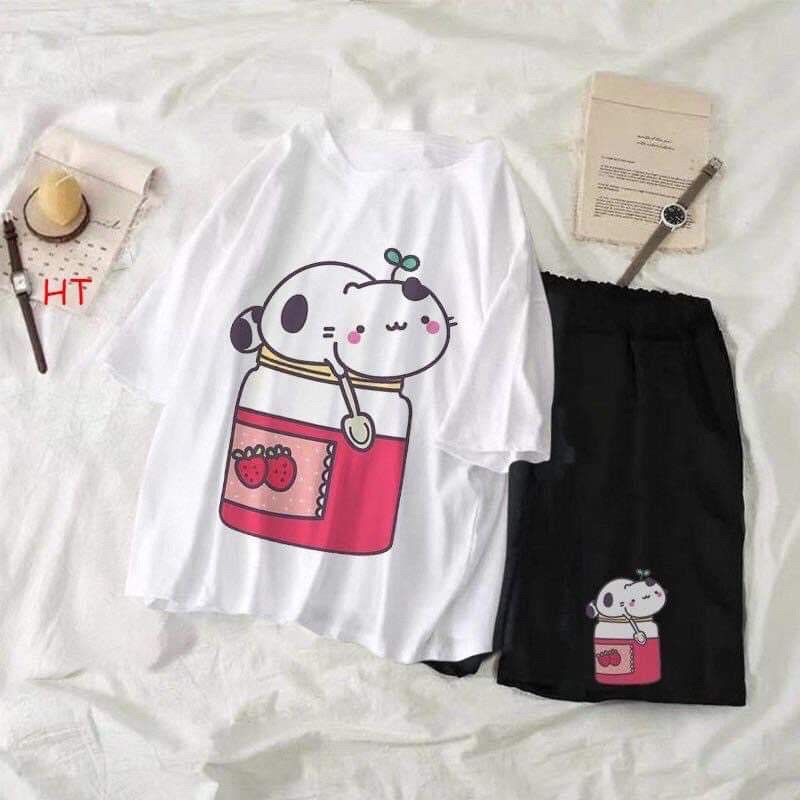 Sét mèo dâu, khủng long, gấu chanh, chàng trai bườm, bmo H2U966