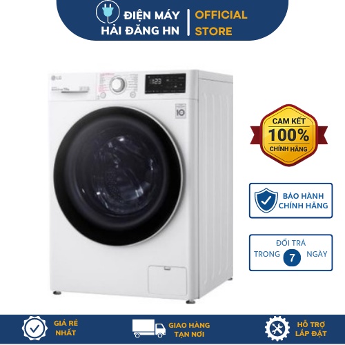 Máy giặt LG Inverter 10 kg FV1410S5W Điện Máy Hải Đăng HN