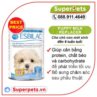 Sữa bột Esbilac thương hiệu số 1 thế giới dành cho Cún 340g