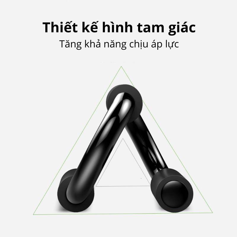 Dụng Cụ Hít Đất, Chống Đẩy, Tập Cơ Bụng Chữ S Thép Cao Cấp, Dụng Cụ Tập Gym Tại Nhà