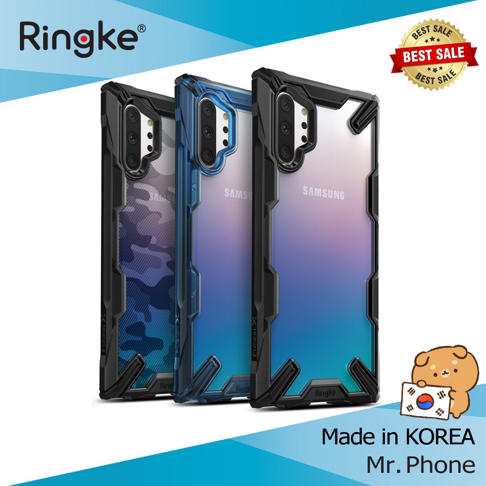 Ốp lưng Galaxy Note 10 Plus Ringke Fusion X (Ringke Fusion X for Galaxy Note 10+) Hàn Quốc