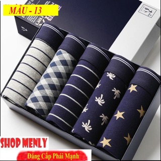 Combo hộp 5 quần Sịp Đùi Nam Cao Cấp Full Box mẫu 13