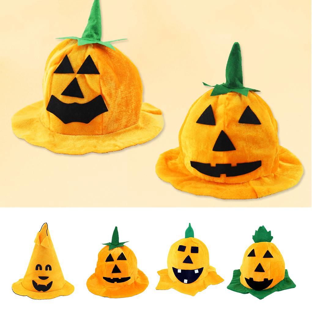 Mũ Bí Ngô Hóa Trang Halloween trick or treat mũ phù thủy xin kẹo lễ hội ma