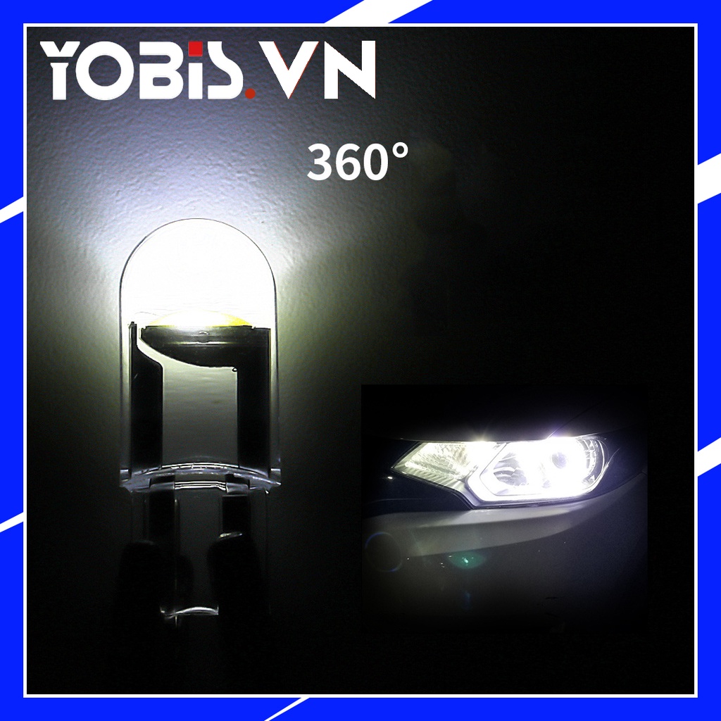 Bóng Led T10 Siêu Sáng, Đèn Led T10 Lắp Mặt Đồng Hồ, Demi, Xi Nhan Xe Máy, Ô Tô Đủ 7 Màu Lựa Chọn