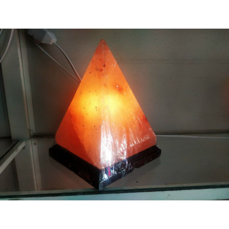Đèn Đá Muối Himalaya-Chính Hãng Pakistan  +100gr Muối Tắm Hoặc Ăn