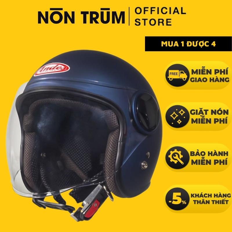 Nón bảo hiểm 3/4 Andes 382H có kính chính hãng phân phối tại Nón Trùm
