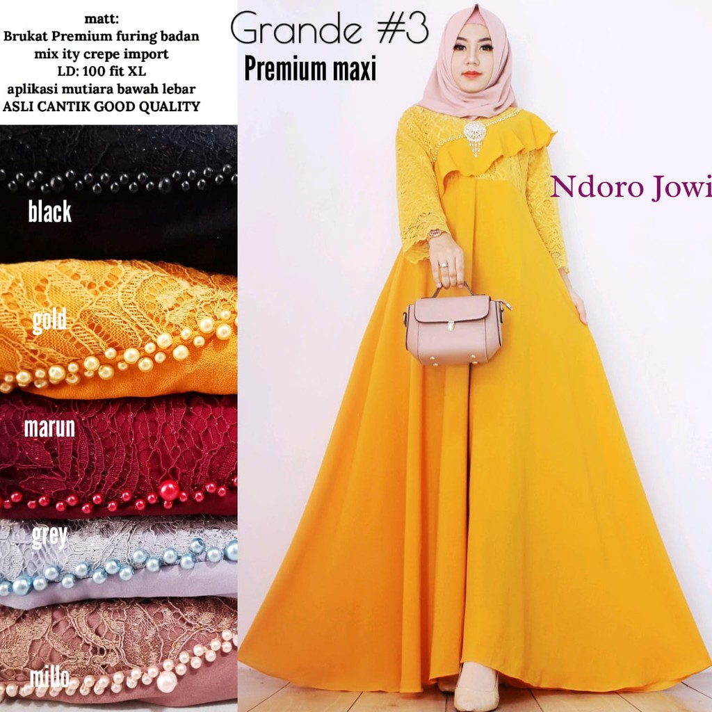 Đầm Maxi Dạ Hội Phối Ren | BigBuy360 - bigbuy360.vn