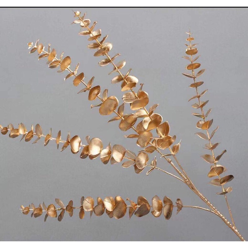 Cành lá táo vàng kim,cành rẻ quạt decor trang trí siêu đẹp