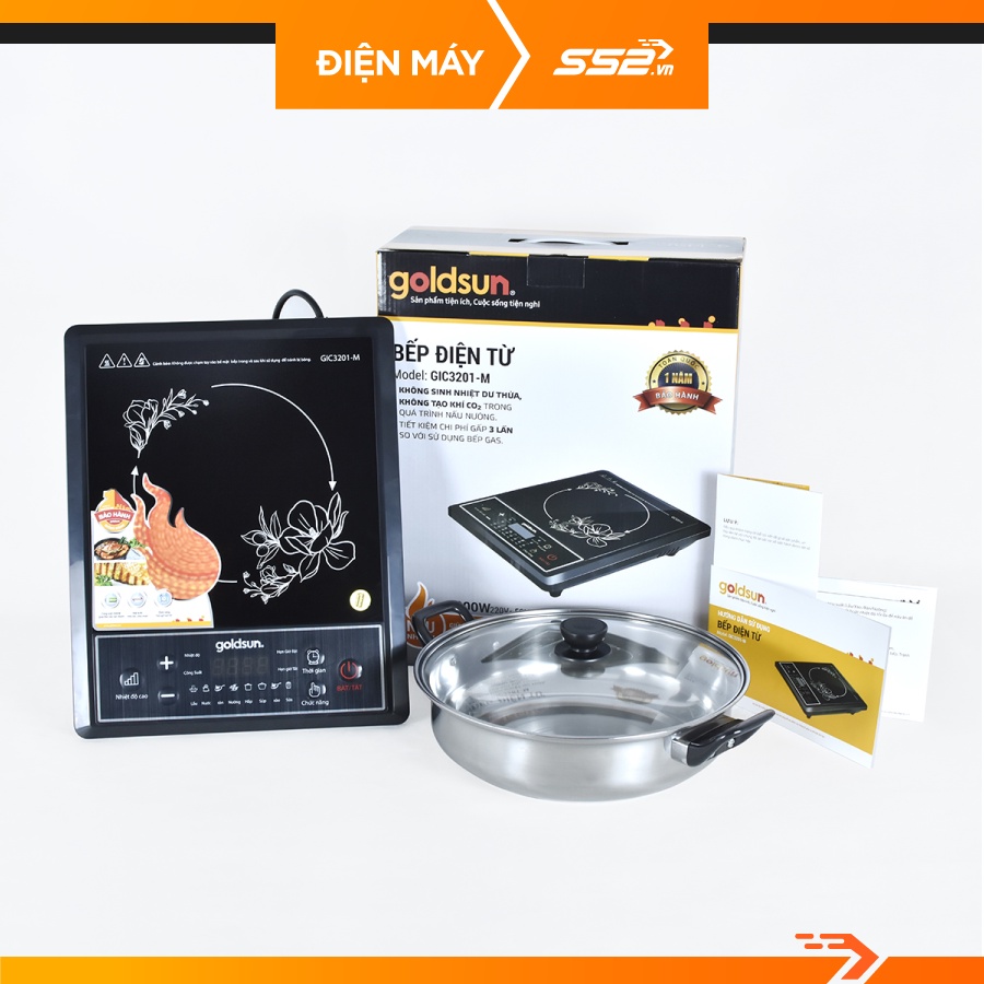 Bếp điện từ goldsun GIC3201-M- Hàng Chính Hãng