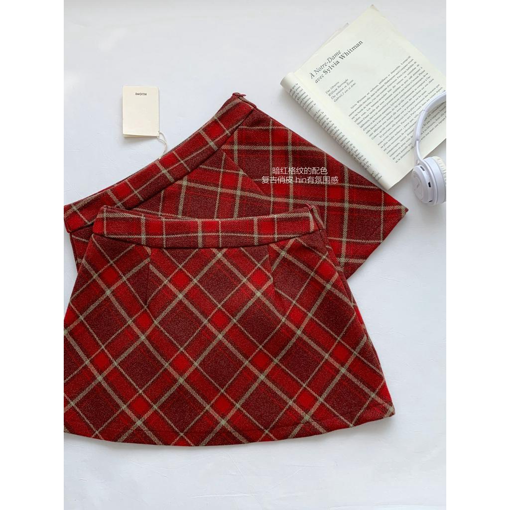 Chân Váy Sọc Ca Rô Dáng a Lưng Cao Thời Trang Sành Điệu 68428