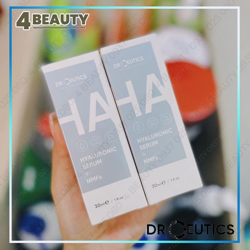 Tinh Chất Serum HA Drceutics Cấp Ẩm Và Căng Bóng Da Hyaluronic Acid + NMFs 30ml