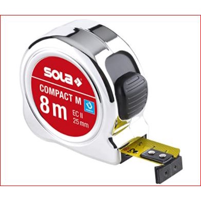 Thước thép cuộn ngắn Compact M CO 8 m