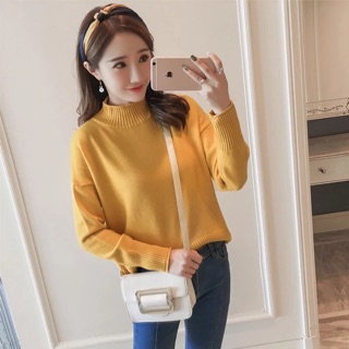 Áo len cổ 3 phân