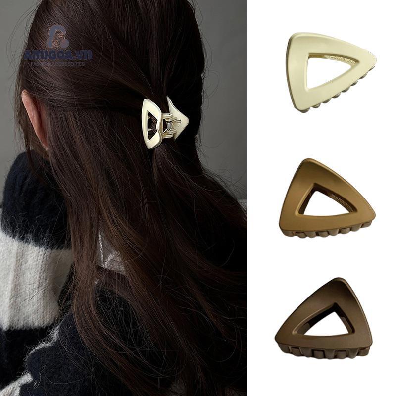 ✨✨Kẹp Tóc Hình Tam Giác Bằng Nhựa Acrylic Thời Trang Hàn Quốc Cho Nữ