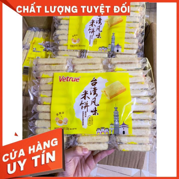 [Mã 267FMCGSALE giảm 8% đơn 500K] 🎁FREESHIP🎁 Bánh Gạo Trứng Chảy VETRUE ĐÀI LOAN 300G-320G | BigBuy360 - bigbuy360.vn