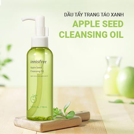 Dầu Tẩy Trang Táo Xanh Innisfree Apple Seed Cleansing Oil