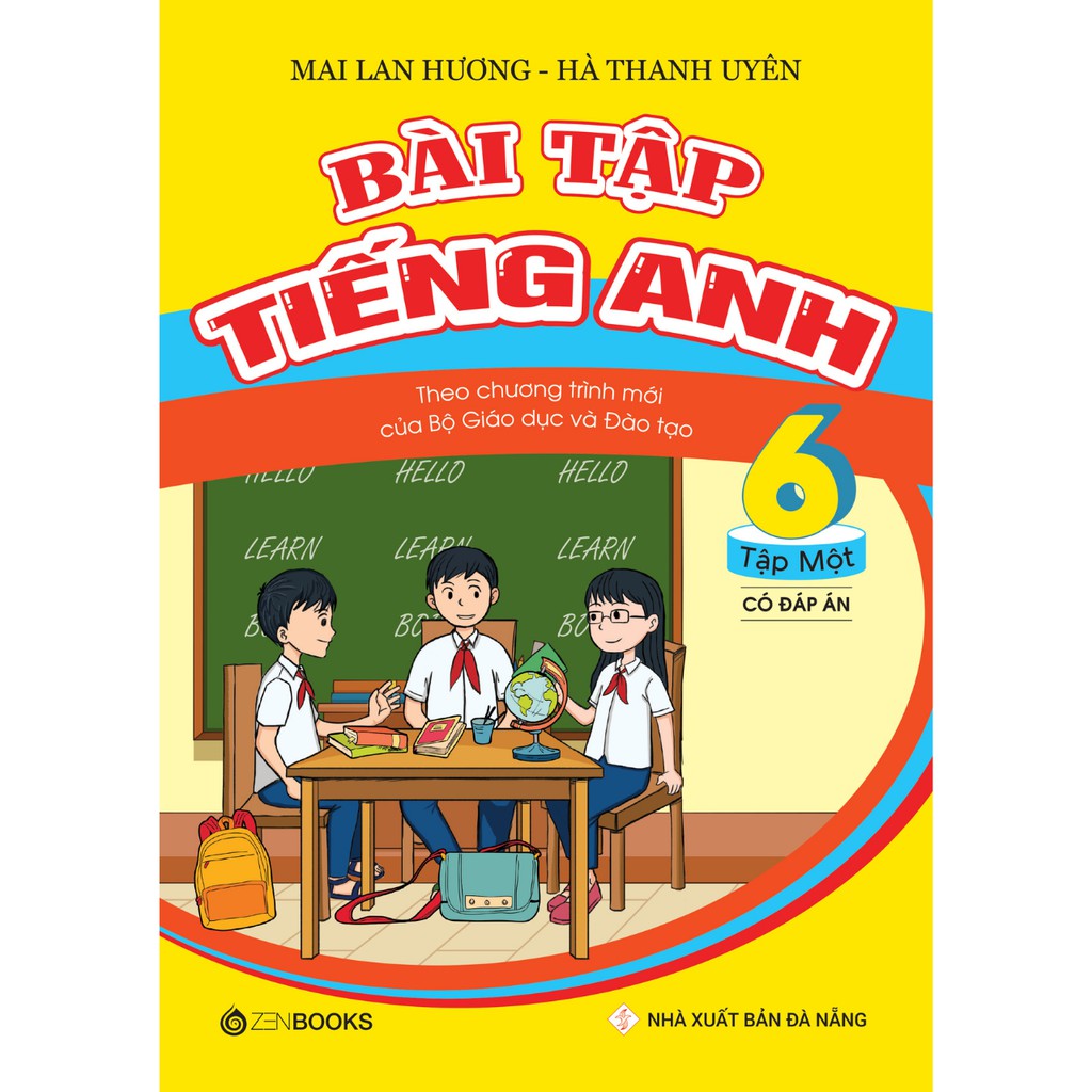 Sách Bài Tập Tiếng Anh 6 Tập 1 (Có Đáp Án CT Mới Của Bộ GD&ĐT) Mai Lan Hương
