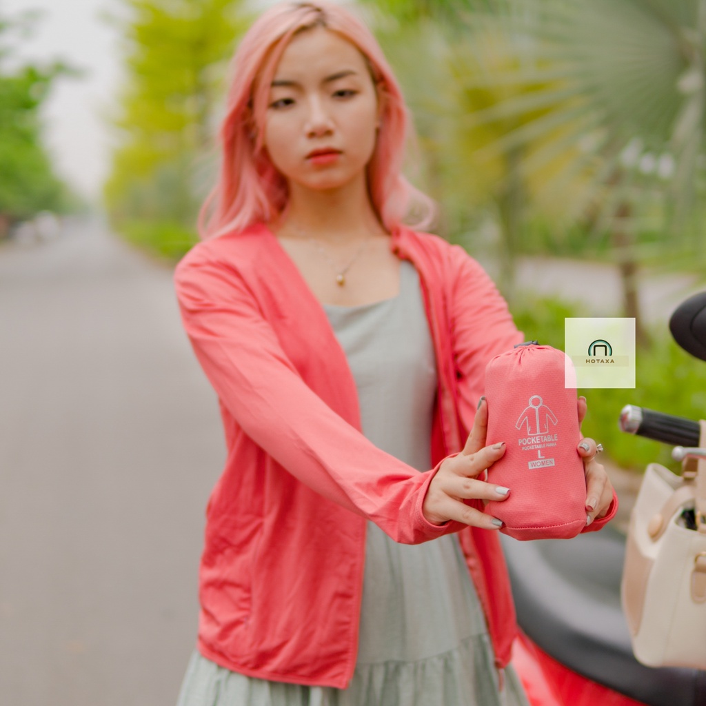 Áo chống nắng nữ dày dặn chống tia UV co dãn 4 chiều thông hơi thời trang vải kim cương siêu mát HOTAXA