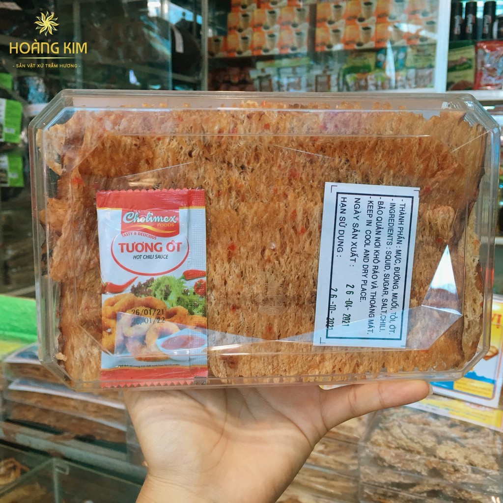 250g Mực cán tẩm siêu ngon size to bự - Đặc sản Nha Trang